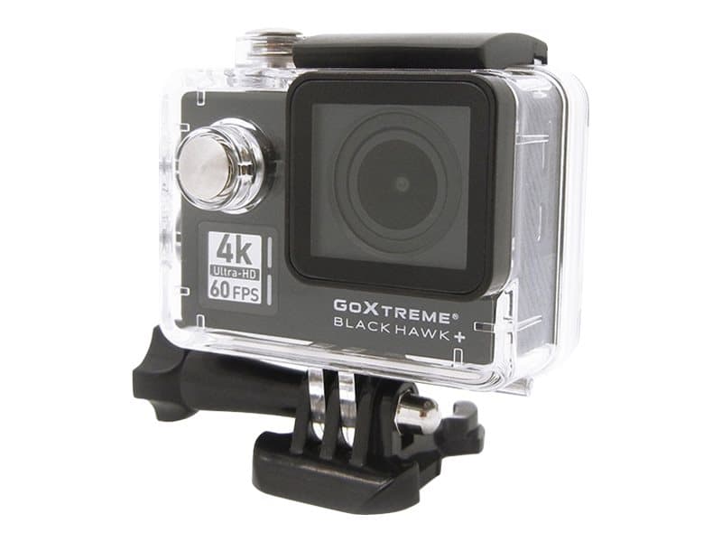 Easypix GoXtreme BlackHawk+ 4K - Toimintakamera - 4K / 60 fps - 12.0 MP - langaton verkko - vedenalainen jopa 60 m:n syvyydessä