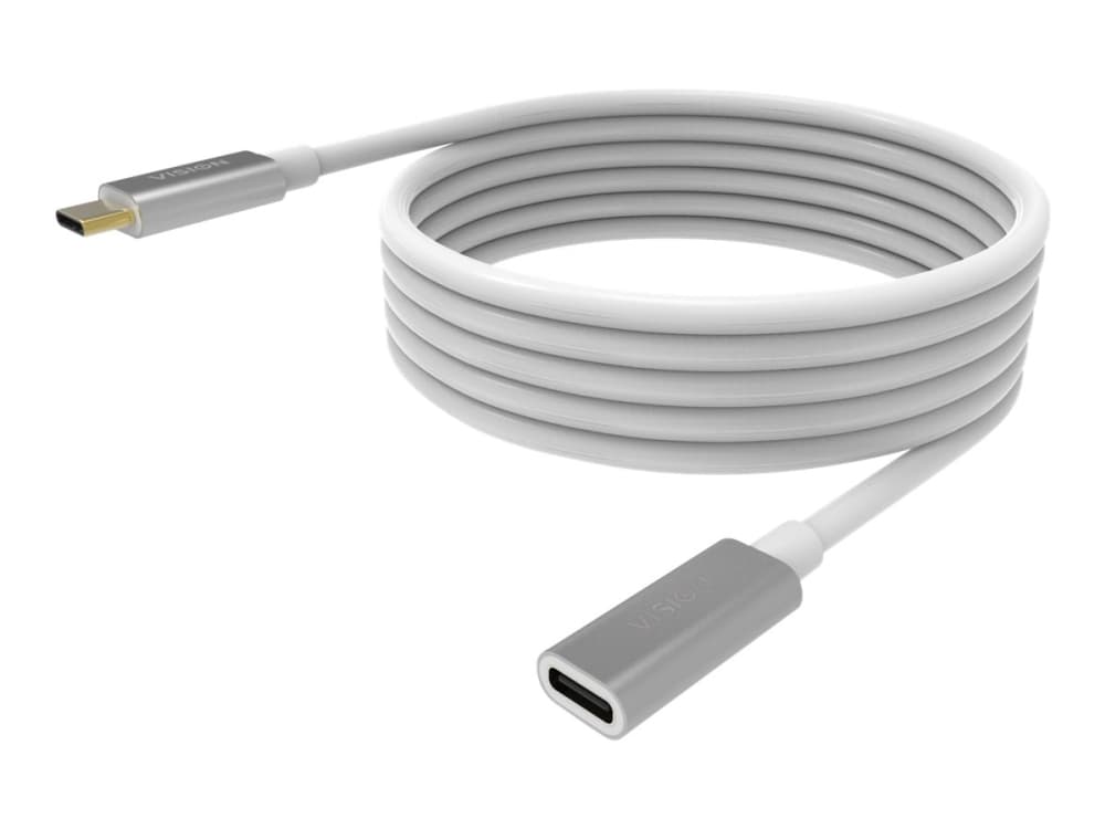 Vision TC 2MUSBCEXT, 2 m, USB C, USB C, USB 3.2 Gen 2 (3.1 Gen 2), Valkoinen