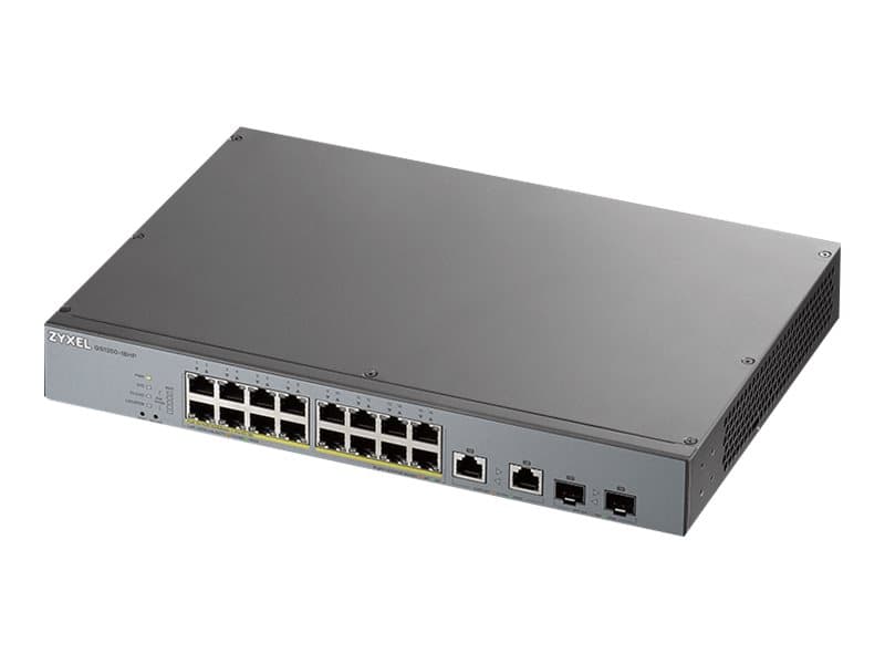 Zyxel GS1350-18HP-EU0101F, Hallittu, L2, Gigabit Ethernet (10/100/1000), Power over Ethernet -tuki, Telineasennus
