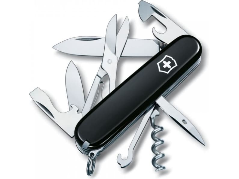 Victorinox V-1.37 03.3 B1 Climber taskuveitsi, musta (V-1.37 03.3 B1)