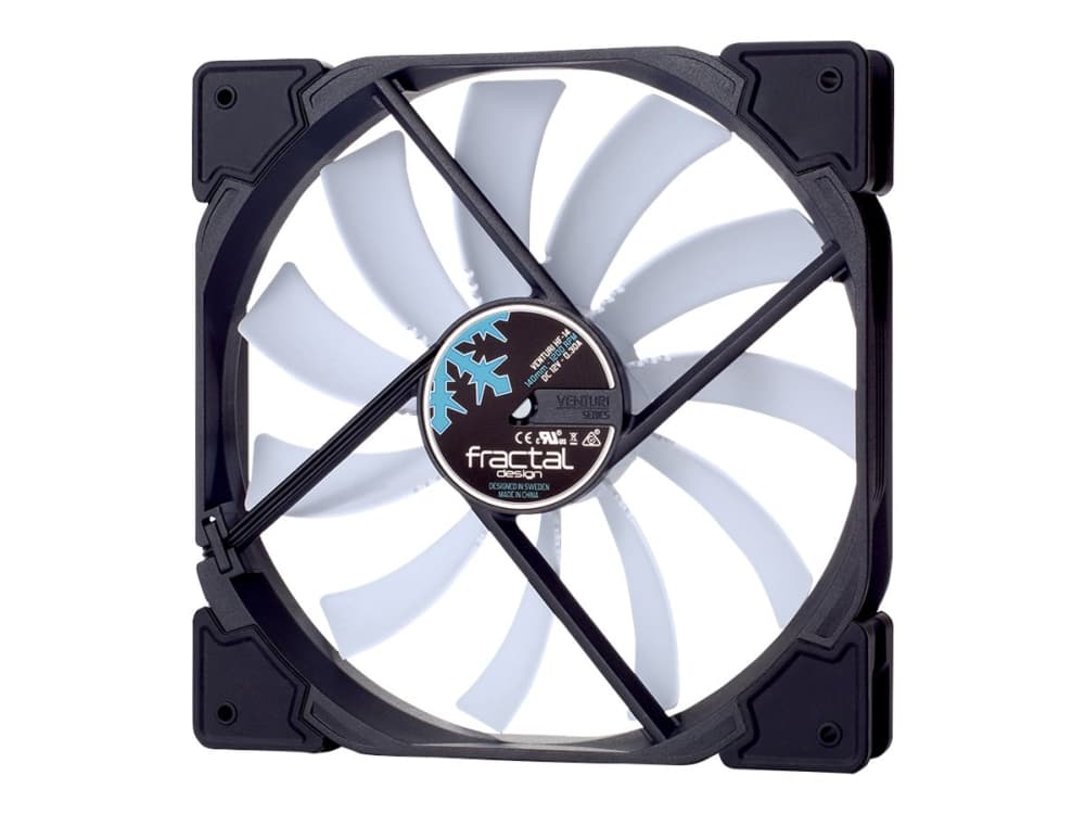 Fractal Design Venturi Series HF-14 - Sisäosa tuulettimella - 140 mm - musta, valkoinen