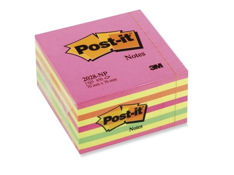 Post-It Würfel 2028NP, Monivärinen