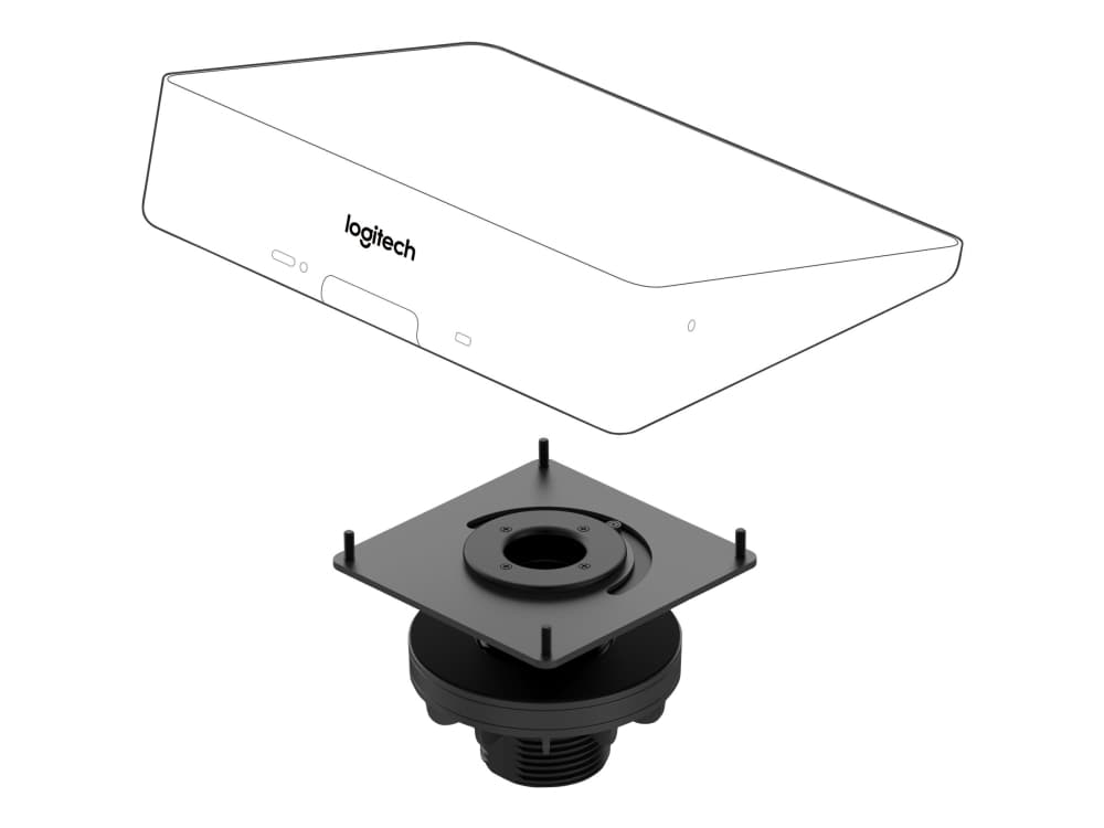 Logitech Tap Table Mount, Pöytäkiinnike, Musta, Vastaanotto, Logitech, Tap, 244 mm