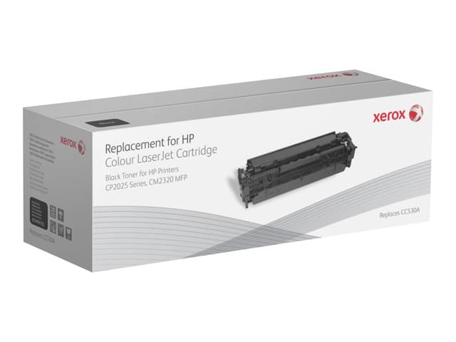 Xerox Värikasetti, musta. Vastaa tuotetta HP CC530A. Yhteensopiva avec HP Colour LaserJet CM2320 MFP, Colour LaserJet CP2020/CP2025-tulostimen kanssa, 3500 sivua, Musta, 1 kpl