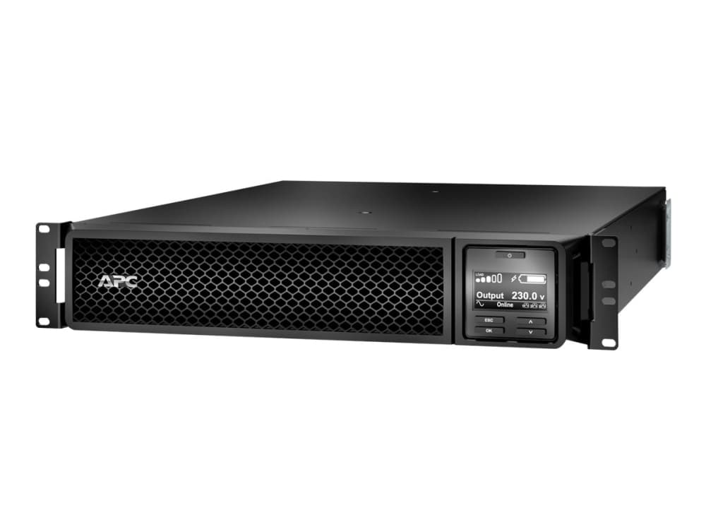 APC SRT1500RMXLI, Taajuuden kaksoismuunnos (verkossa), 1,5 kVA, 1500 W, Sini, 50 V, 150 V