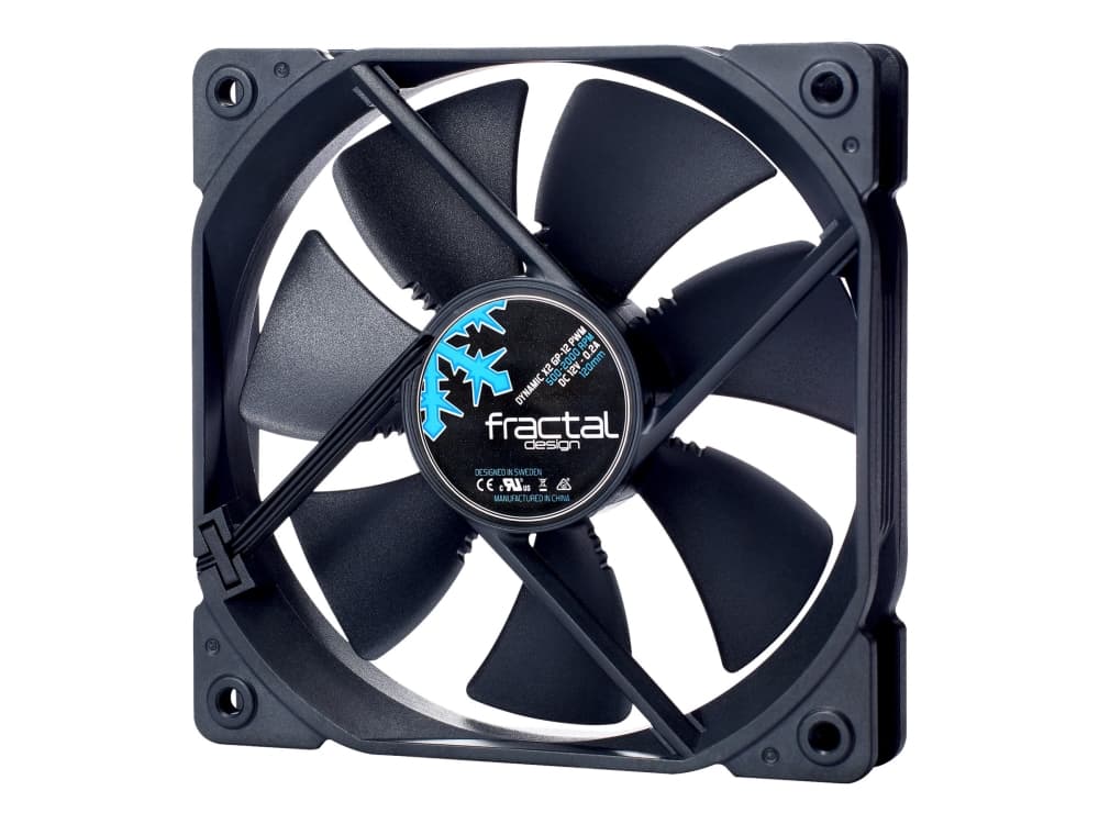 Fractal Design Dynamic X2 GP-12 PWM - Sisäosa tuulettimella - 120 mm - musta