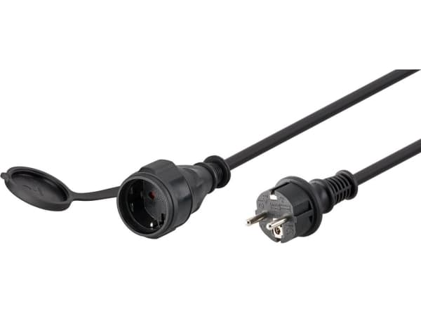 Goobay 71475, 10 m, 1 AC-pistorasia(a), Sisätila, Tyyppi F, Type F (CEE 7/4), IP44