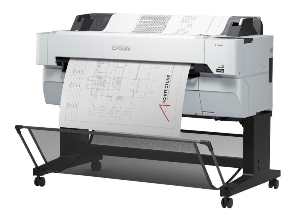 Epson SureColor SC-T5400M - 36 monitoimitulostin - farve - blækprinter - Rulle (91,4 cm) (medie) - Gigabit LAN, Wi-Fi(n), USB vært, USB 3.0