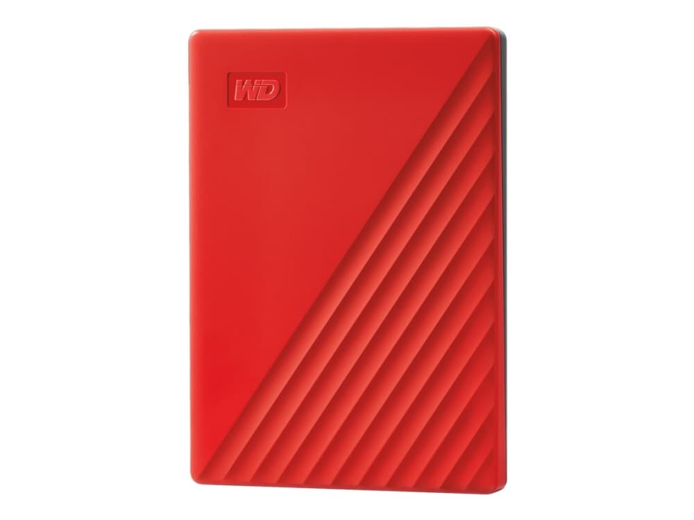 Western Digital My Passport, 2000 GB, 2.5, 3.2 Gen 1 (3.1 Gen 1), Punainen