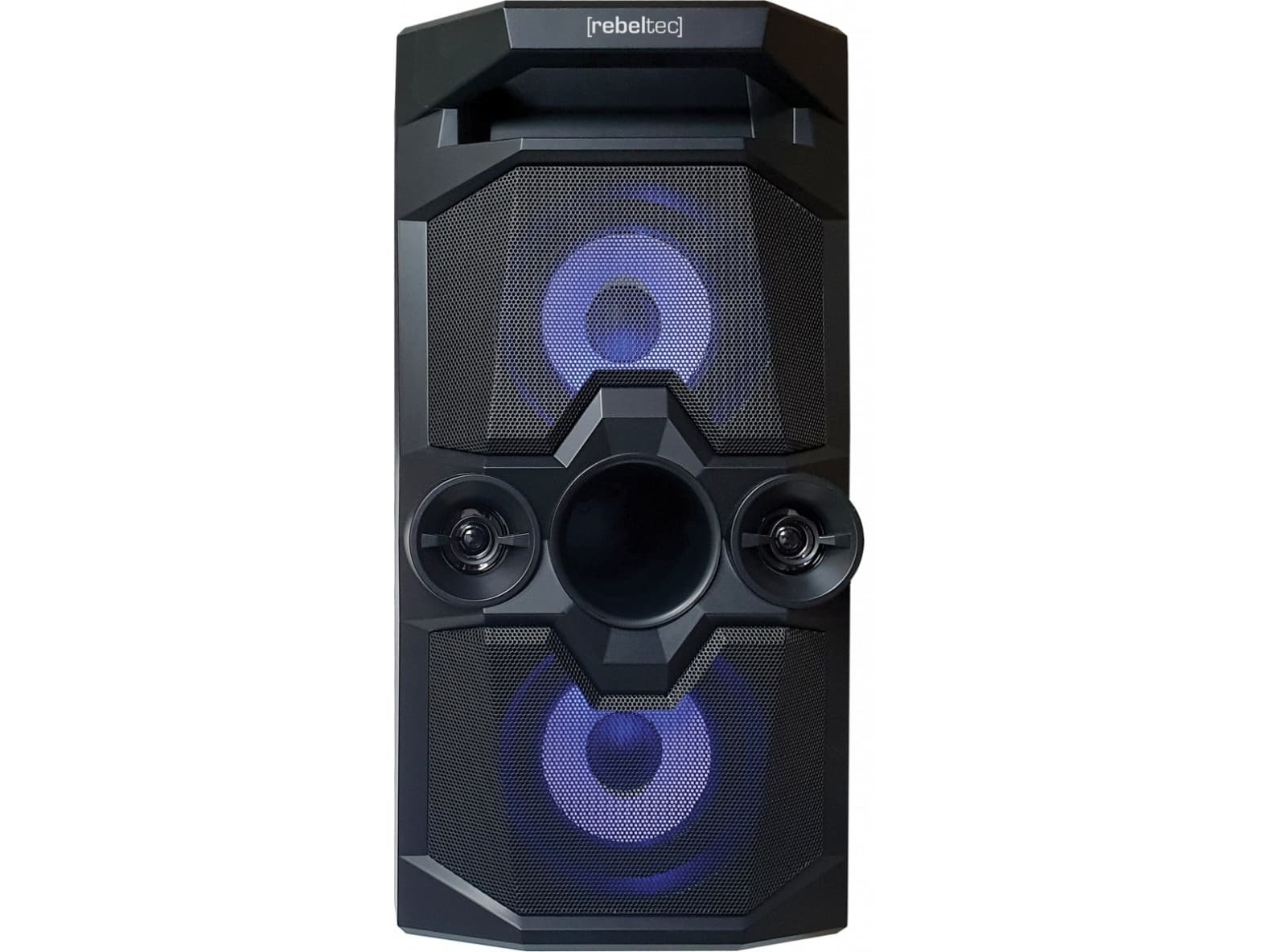 Rebeltec SoundBox 480 kannettava Bluetooth-stereokaiutin musta, 50W RMS, 50W RMS