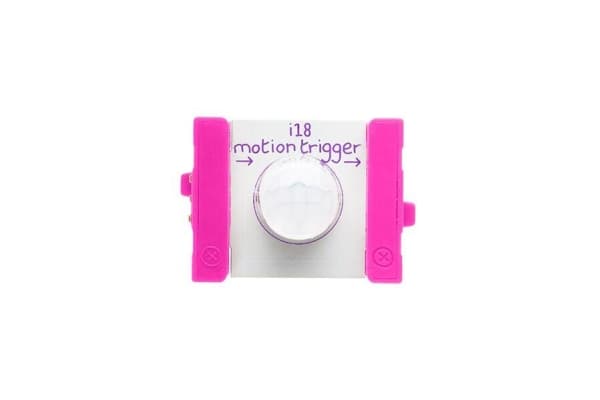 littleBits motion trigger, Liiketunnistin, littleBits, Purppura, Valkoinen, 95,2 mm, 190,5 mm, 12,7 mm