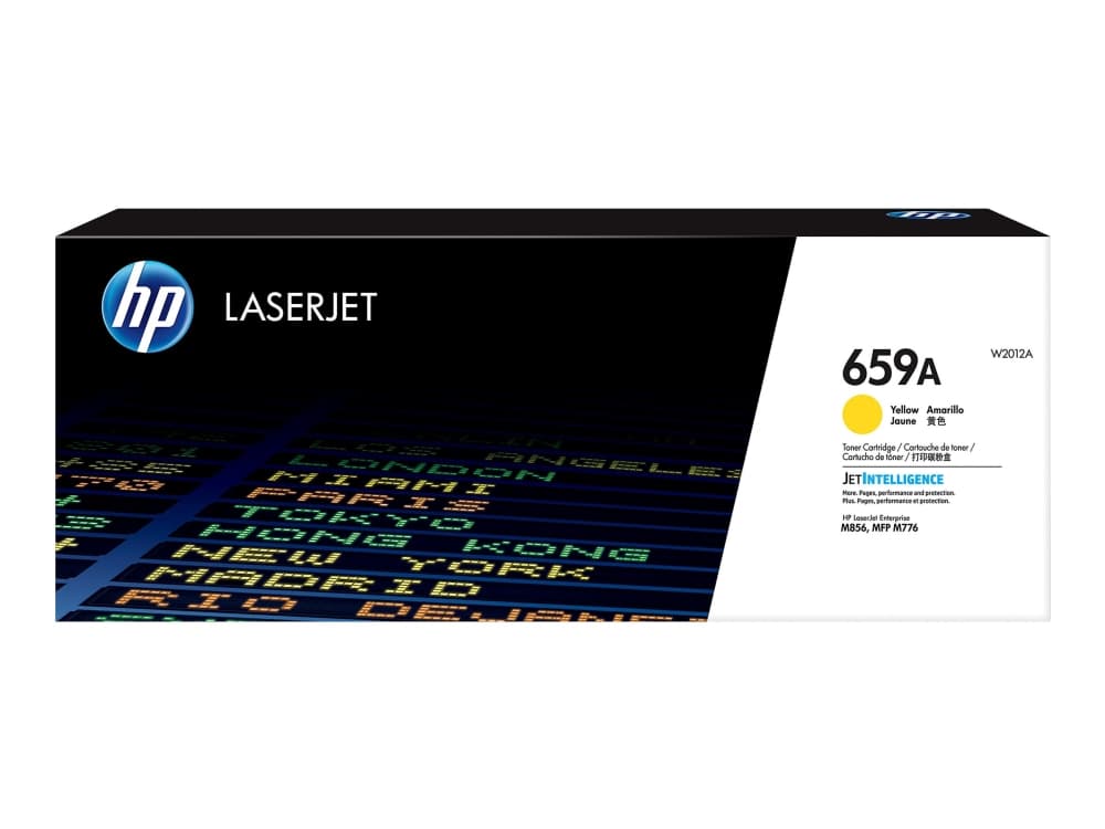 HP LaserJet 659A alkuperäinen keltainen -värikasetti, 13000 sivua, Keltainen, 1 kpl