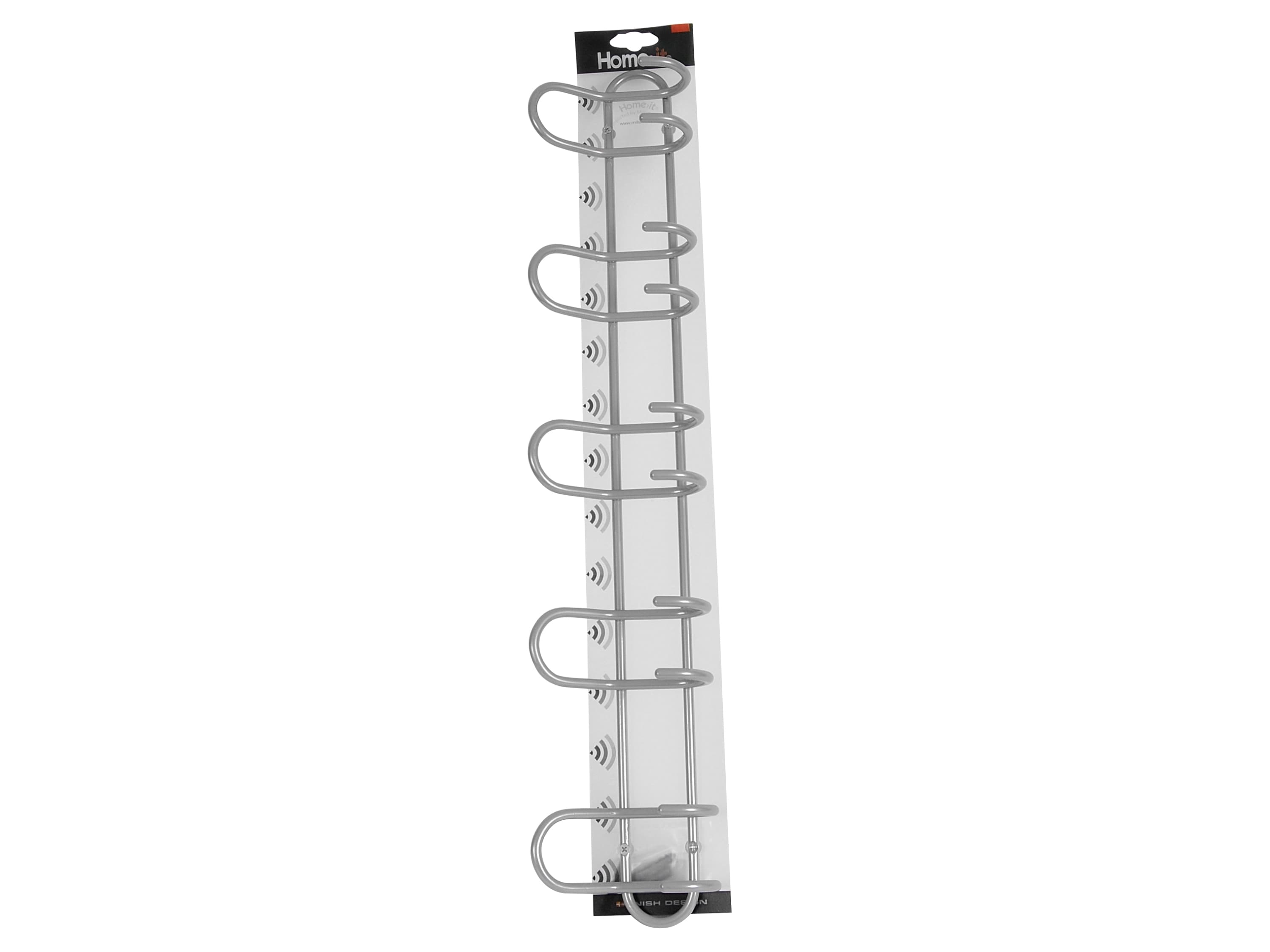 Home> it® vaateteline, jossa 5 takkikoukkua Ø8 mm x 68,5×6,5 x 13 cm satiini