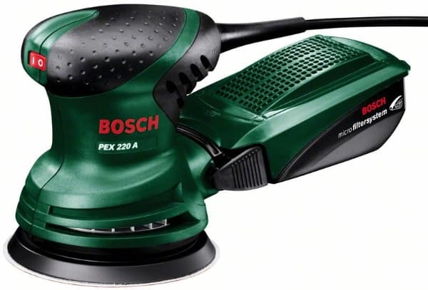 Bosch 603378000 Random orbit hiomakone PEX 220 A (220 wattia laatikossa)