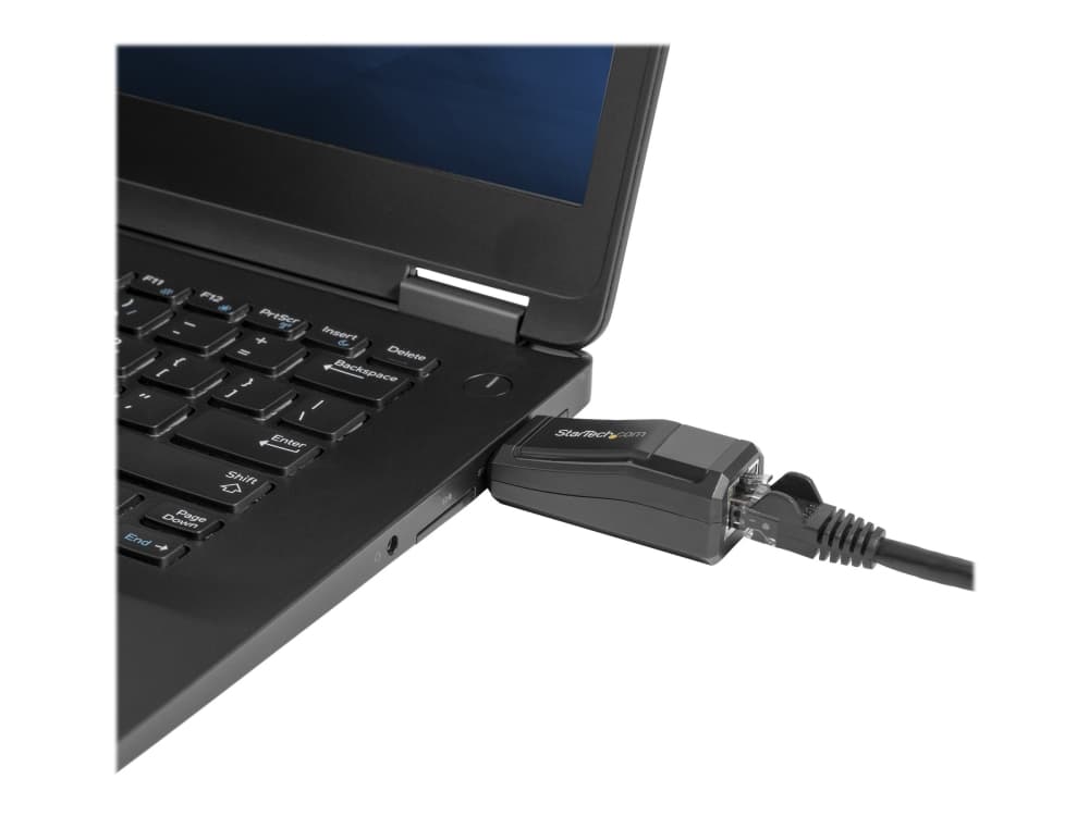 StarTech.com USB 3.0 Gigabit Ethernet NIC -verkkosovitin - 10/100/100 Mbps verkkosovitin - USB Ethernet LAN-sovitin - USB-RJ45 (USB31000NDS) - verkkosovitin - USB 3.0 - Gigabit Ethernet - musta