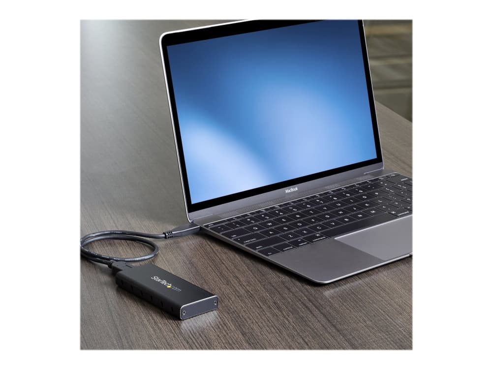 StarTech.com SM21BMU31C3, SSD-kotelo, M.2, M.2, 10 Gbit/s, USB-liitettävyys, Musta, Hopea