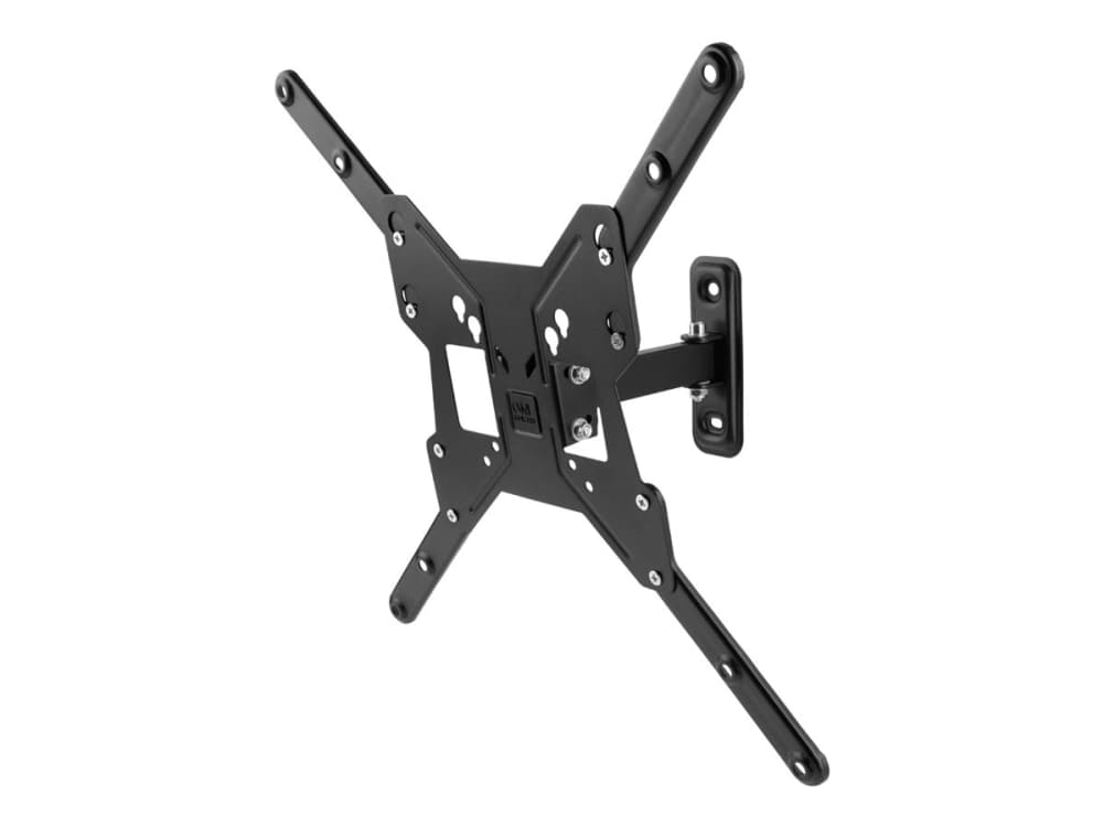 One For All SMART, 33 cm (13), 139,7 cm (55), 75 x 75 mm, 400 x 400 mm, 0 - 15°, Musta