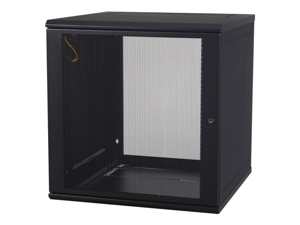 APC NetShelter WX 12U Single Hinged Wall-mount Enclosure 600mm Deep, Seinään asennettava laitekehikko, 12U, 90 kg, 19,2 kg, Musta