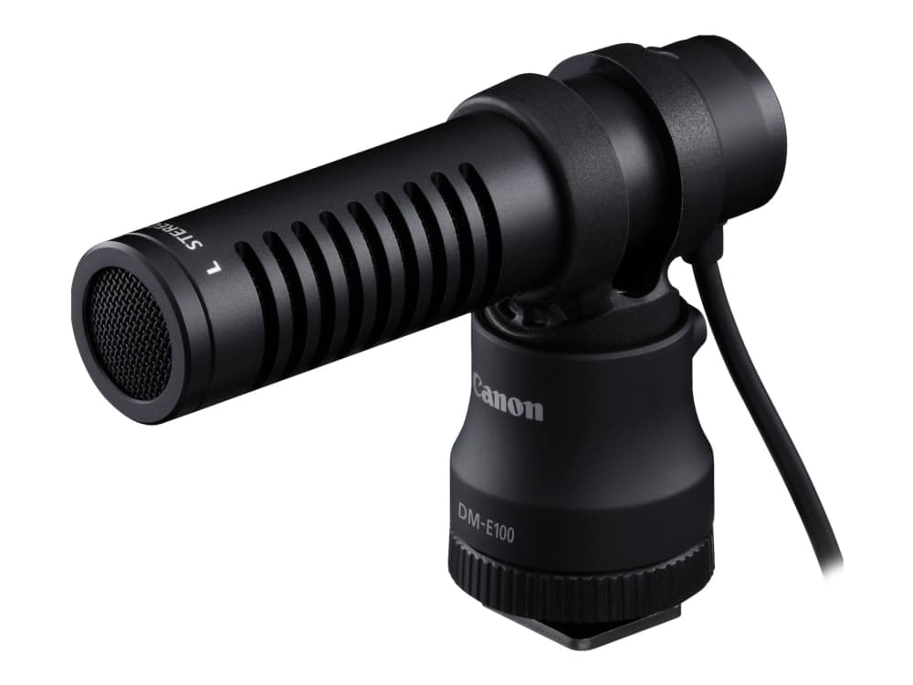 Canon 4474C001, Digitaalikameran mikrofoni, -40 dB, Yksisuuntainen, Langaton, 3.5 mm (1/8), Musta