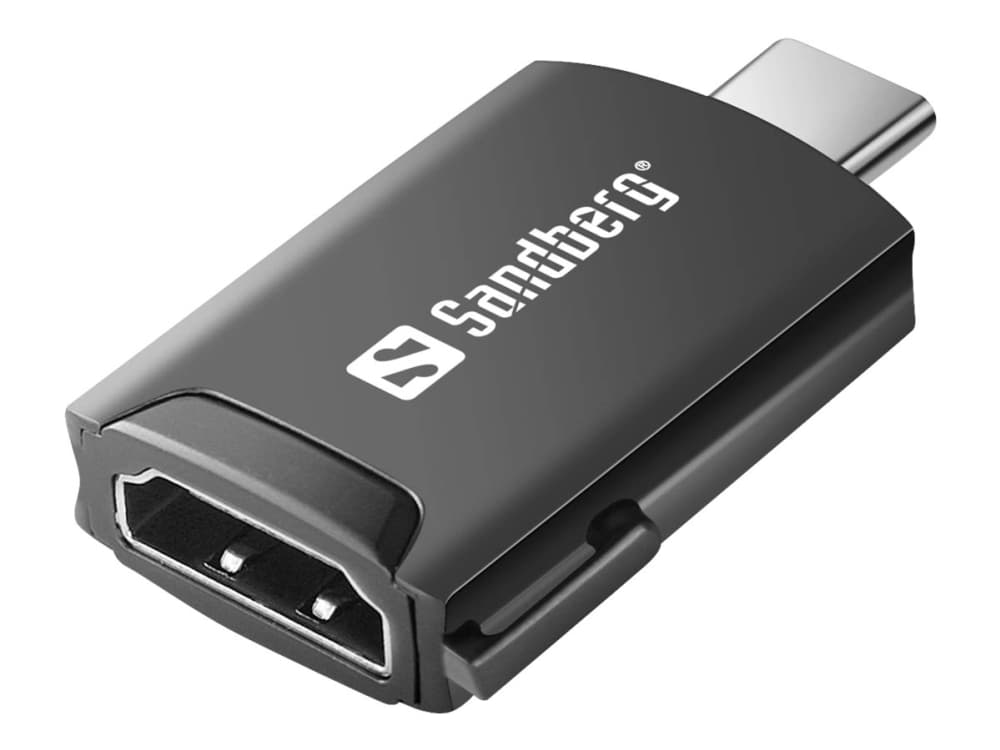 Sandberg - Videosovitin - USB-C uros HDMI-liitäntään - 4K-tuki