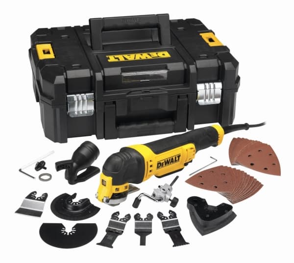 DeWALT DWE315KT, Musta, Keltainen, AC, 230 V, 1,48 kg