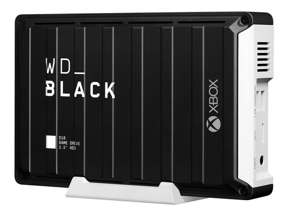 WD_BLACK D10 Game Drive for Xbox One WDBA5E0120HBK - Kiintolevy - 12 TB - ekstern (bærbar) - USB 3.2 Gen 1 - 7200 rpm - lajittelu