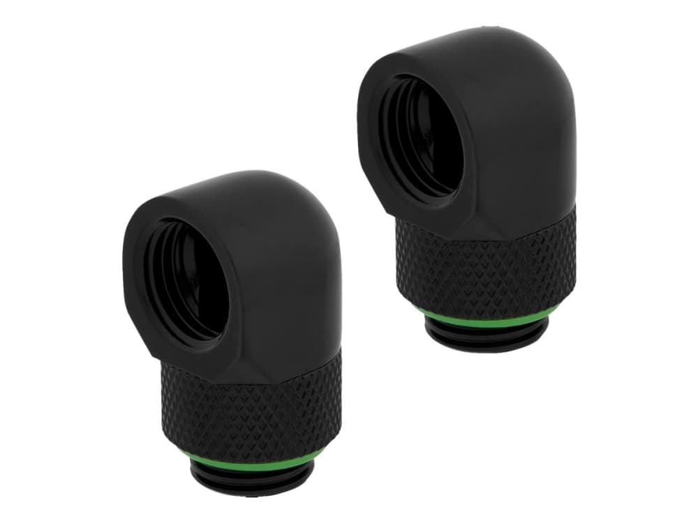 Corsair CX-9055009-WW, Musta, Liitin, Nestemäinen, Messinki, 90°, 2 x 90° Rotary Adapters