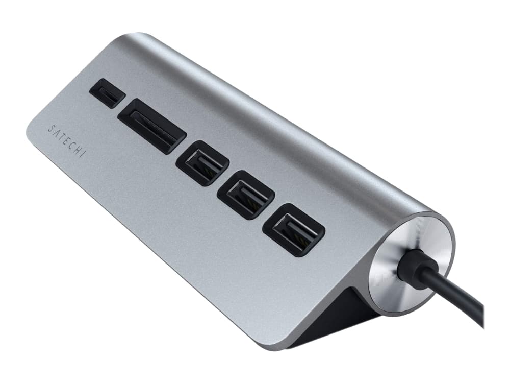 Satechi ST-TCHCRM - Keskitin - 3 x SuperSpeed USB 3.0 - pöytätietokoneet