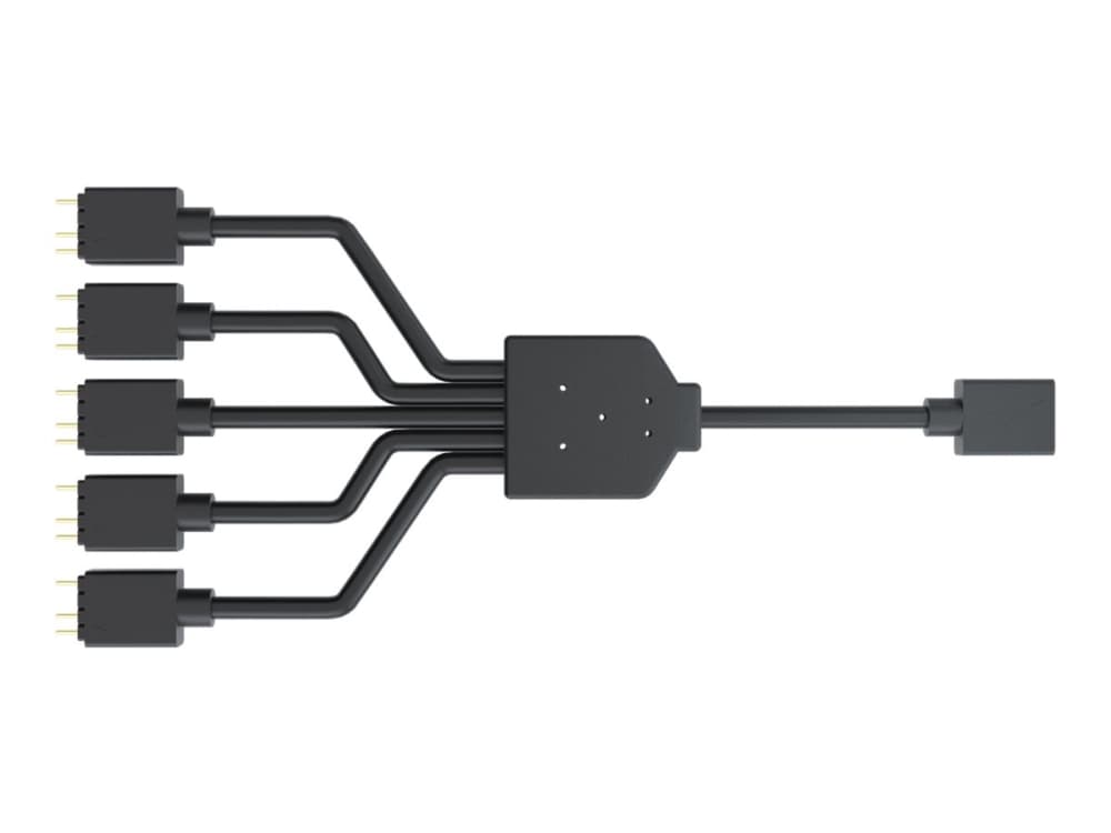 Cooler Master MFX-AWHN-1NNN5-R1, RGB-jakokaapeli, Musta, 3-pin, 52 g, 35 mm, 43 mm