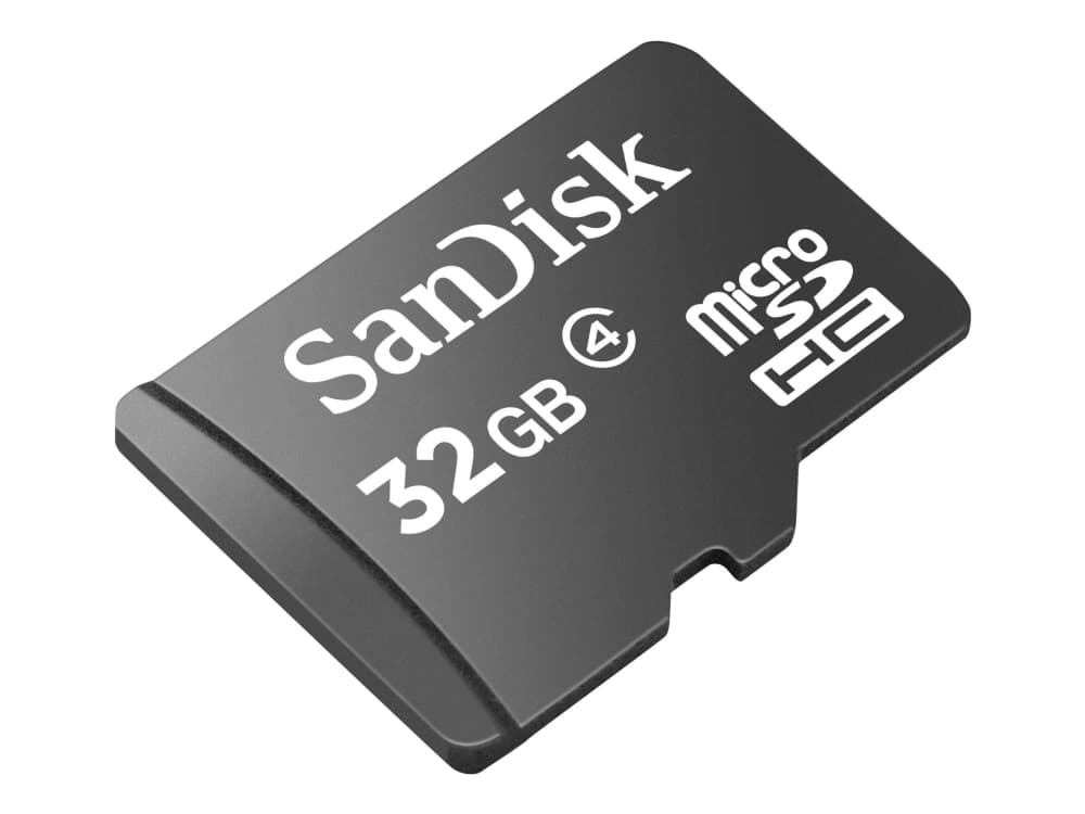 SanDisk - Flash-muistikortti - 32 GB - Luokka 4 - microSDHC - musta