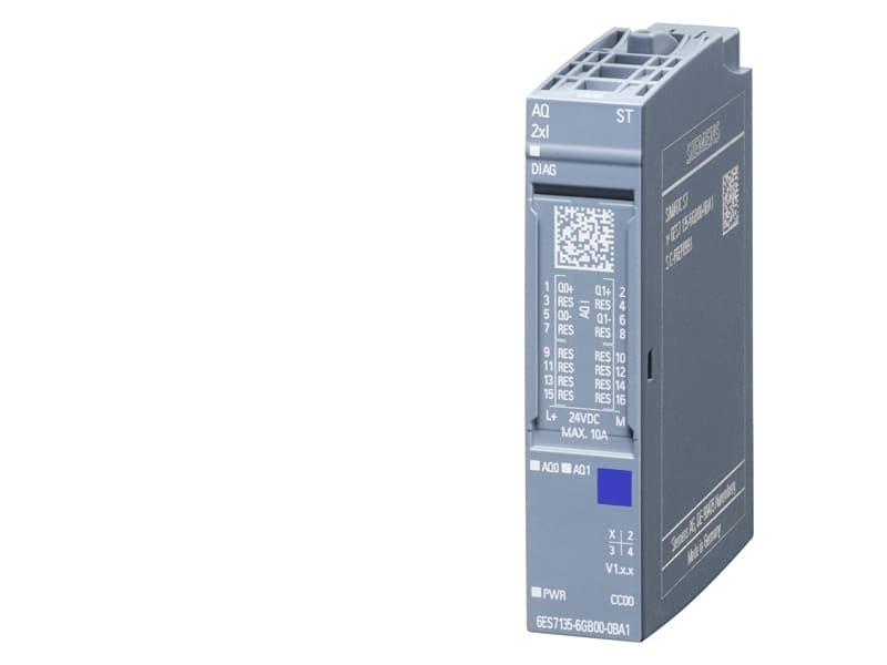 Siemens 6ES7135-6GB00-0BA1, Analoginen, Järjestelmän virta, Monivärinen, 39 g, 65 mm, 23 mm