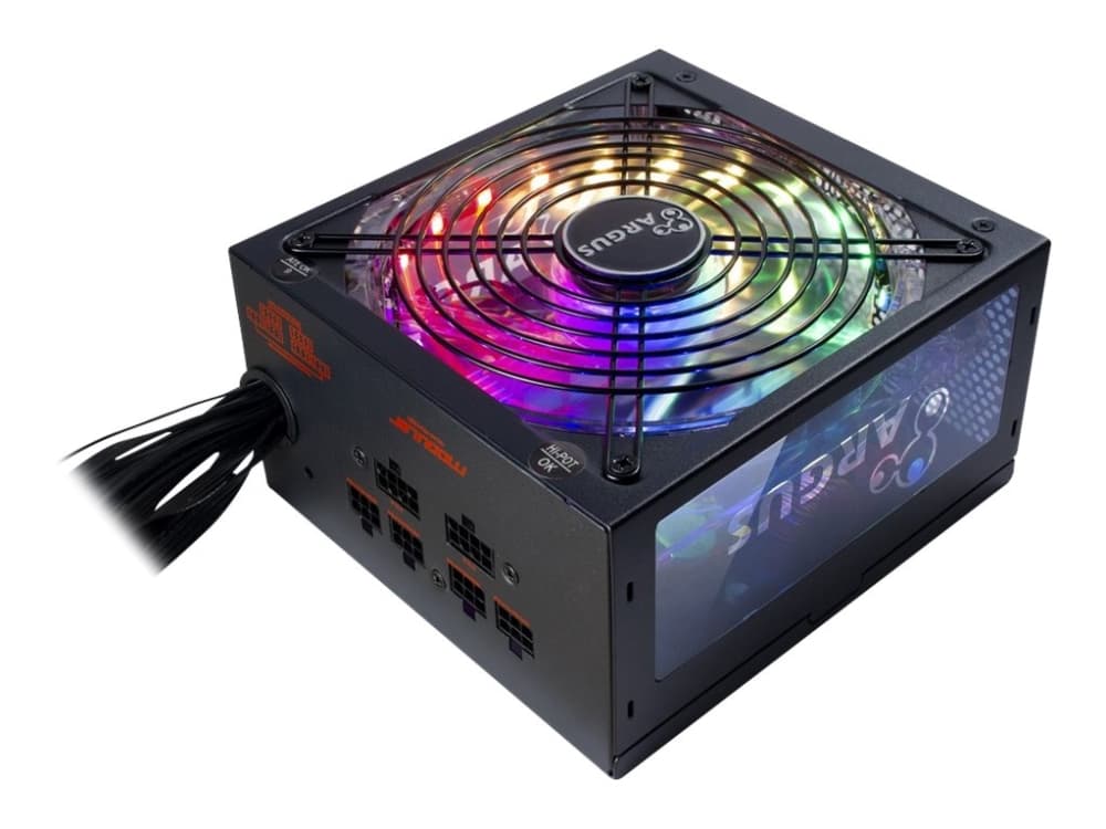 Argus RGB-750W CM II - PSU (intern) - ATX12V 2.3 AC 100/240 V - 750 Watt - aktiv PFC - sort