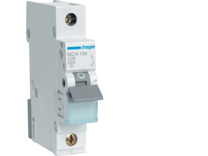 Hager MCN106E, 230 - 400 V