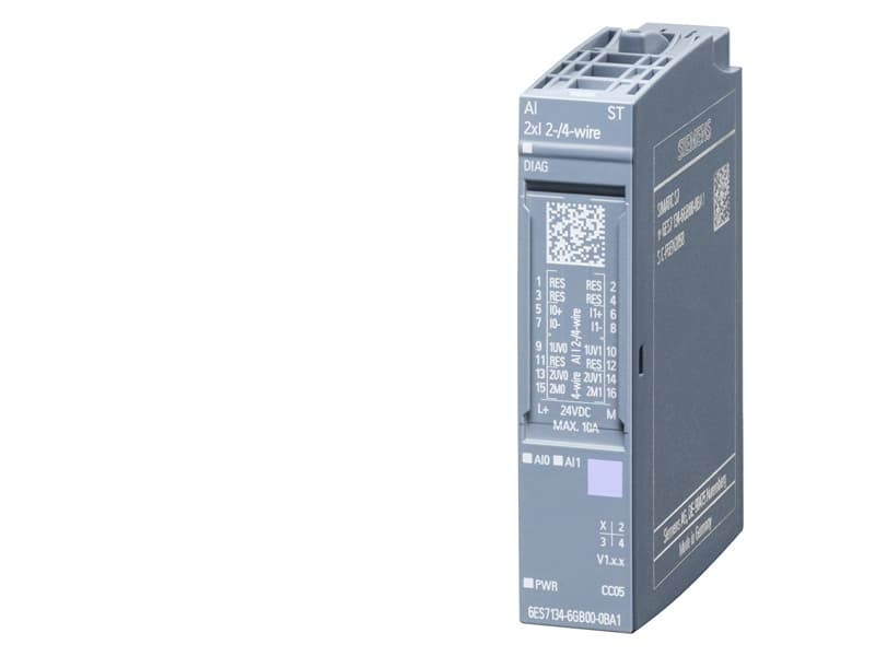 Siemens 6ES7134-6GB00-0BA1, Analoginen, Järjestelmän virta, Monivärinen, 40 g, 65 mm, 23 mm