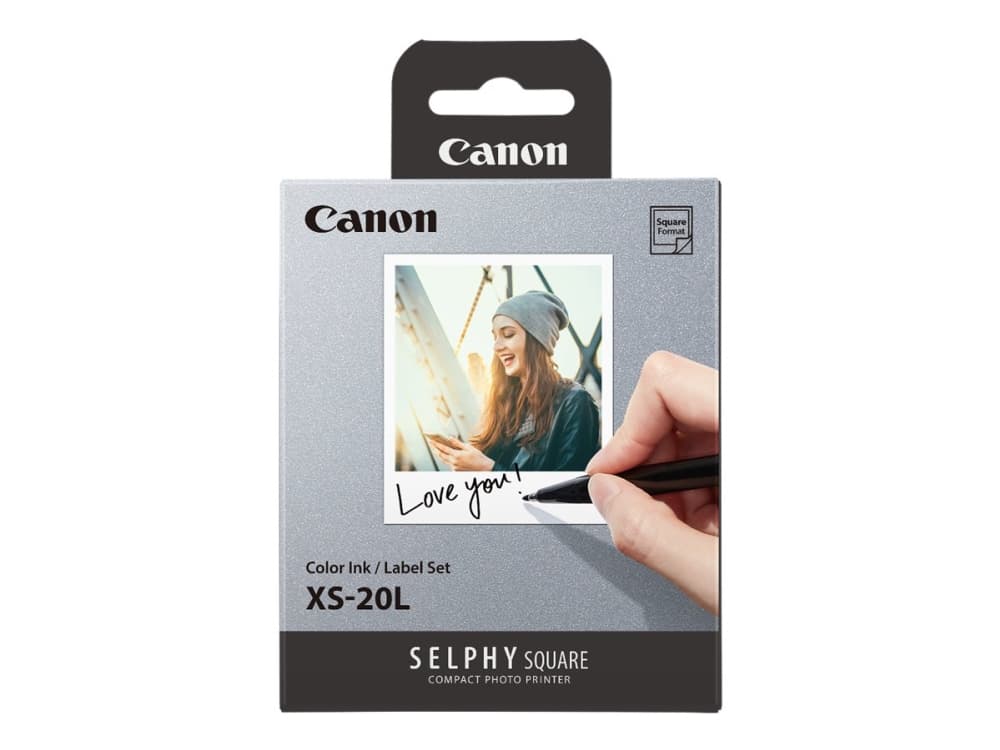 Canon 4119C002, Mustesuihku, 20 arkkia, 100 vuosi/vuosia, SELPHY SQUARE QX10, Laatikko