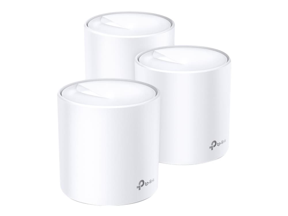 TP-Link DECO X60(3-PACK), Valkoinen, Sisäinen, Verkkojärjestelmä, Teho, Tila, Ympärisäteilevä, 650 m²