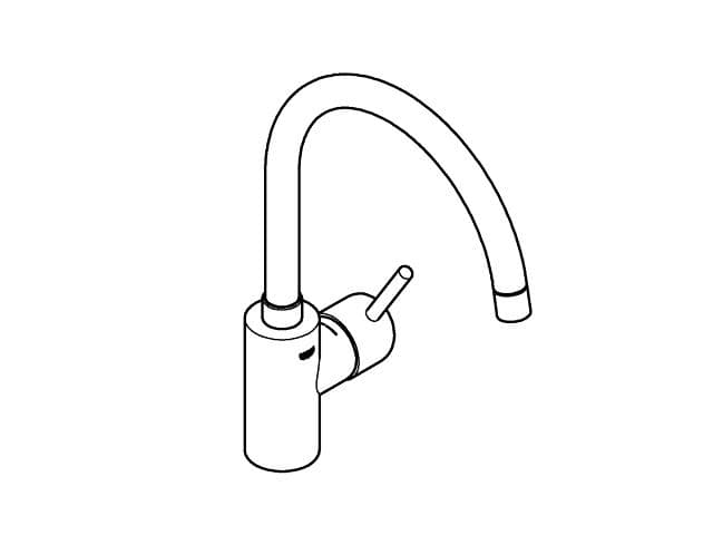 GROHE 32661003, Kylpyhuoneen lavuaari