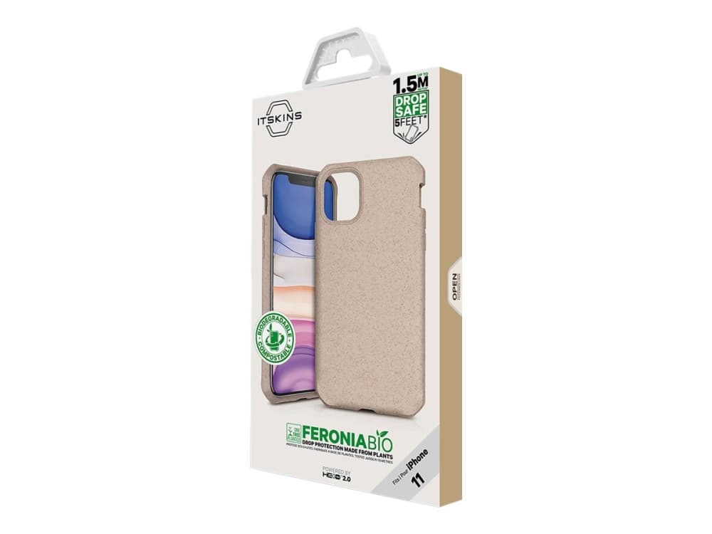 ITSKINS APXI-SPBIO-NATU, Kotelokuori, Apple, iPhone 11 iPhone XR, 15,5 cm (6.1), Luonnollinen