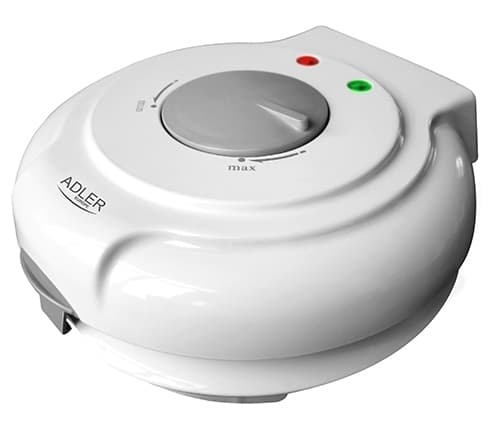Adler vohvelikone AD 3038 1500 W, Leivonnaisten määrä 1, Jäätelö, valkoinen