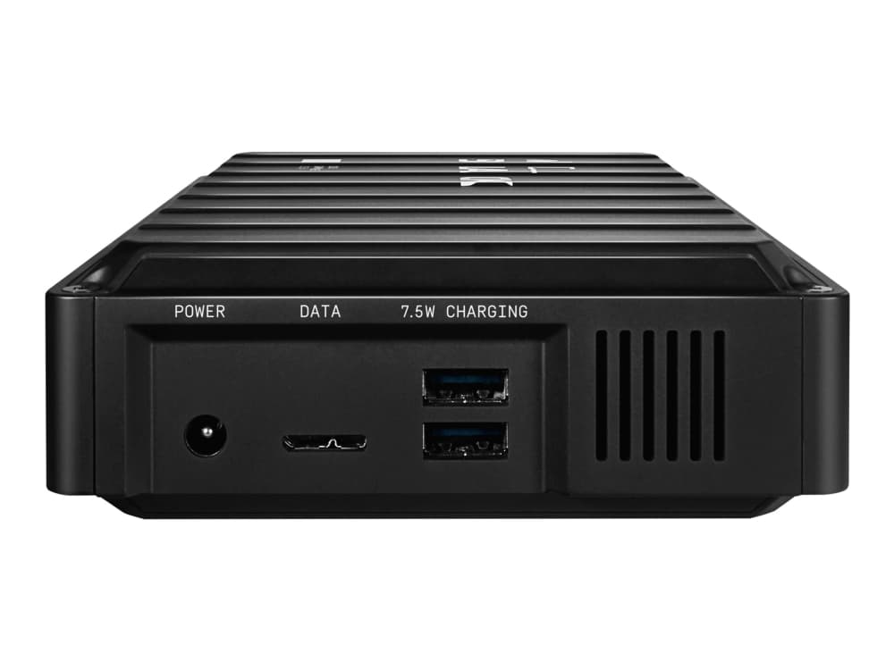 Western Digital D10, 8000 GB, 3.2 Gen 2 (3.1 Gen 2), 7200 RPM, Musta, Valkoinen