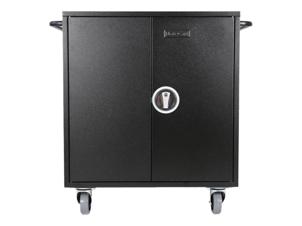 Leba NoteCart Flex NCF-E-24-SC, Kannettava laitehallintakärry, Musta, Harmaa, Lattia, Maa, 5 cm, 43 cm, 30 cm