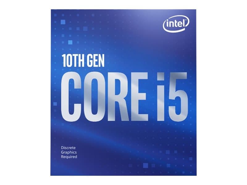 Intel® Core™ i5-10400F - 2,9 GHz - 6 ydintä - 12 tråde - 12 Mt välimuisti - LGA1200-kanta - Laatikko