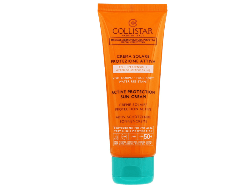 Collistar Speciale Abbronzatura Perfetta Aktiivinen aurinkovoide SPF 50+ - Anti-Aging Sun Creme 100ml