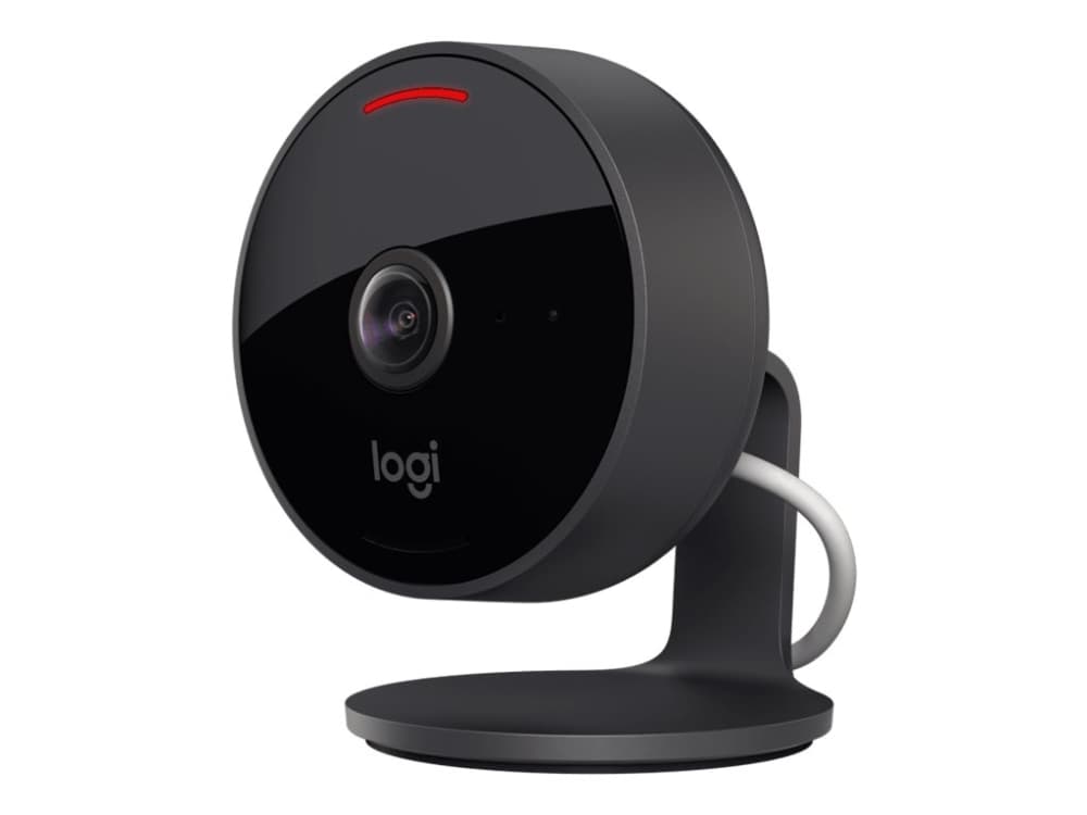 Logitech Circle View, IP-turvakamera, Sisätila ja ulkotila, Langaton, Pöytä/Seinä, Grafiitti, Bullet