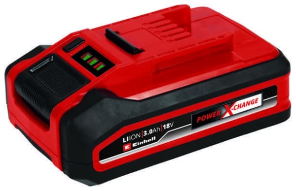 Einhell 4511501, Akku, Litiumioni (Li-Ion), 3 ah, 18 V, Einhell, Musta, Punainen