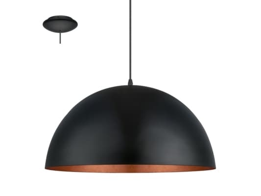 EGLO GAETANO 1 RIIPUS Ø530 MUSTA/KUPARI