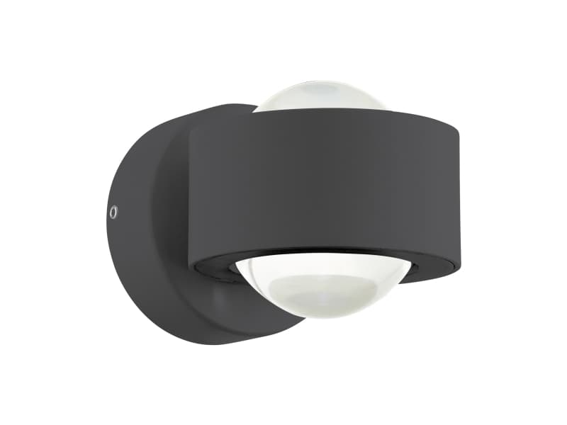 EGLO Ono 2, Pinta, 3000 K, IP20, Antrasiitti, Läpinäkyvä
