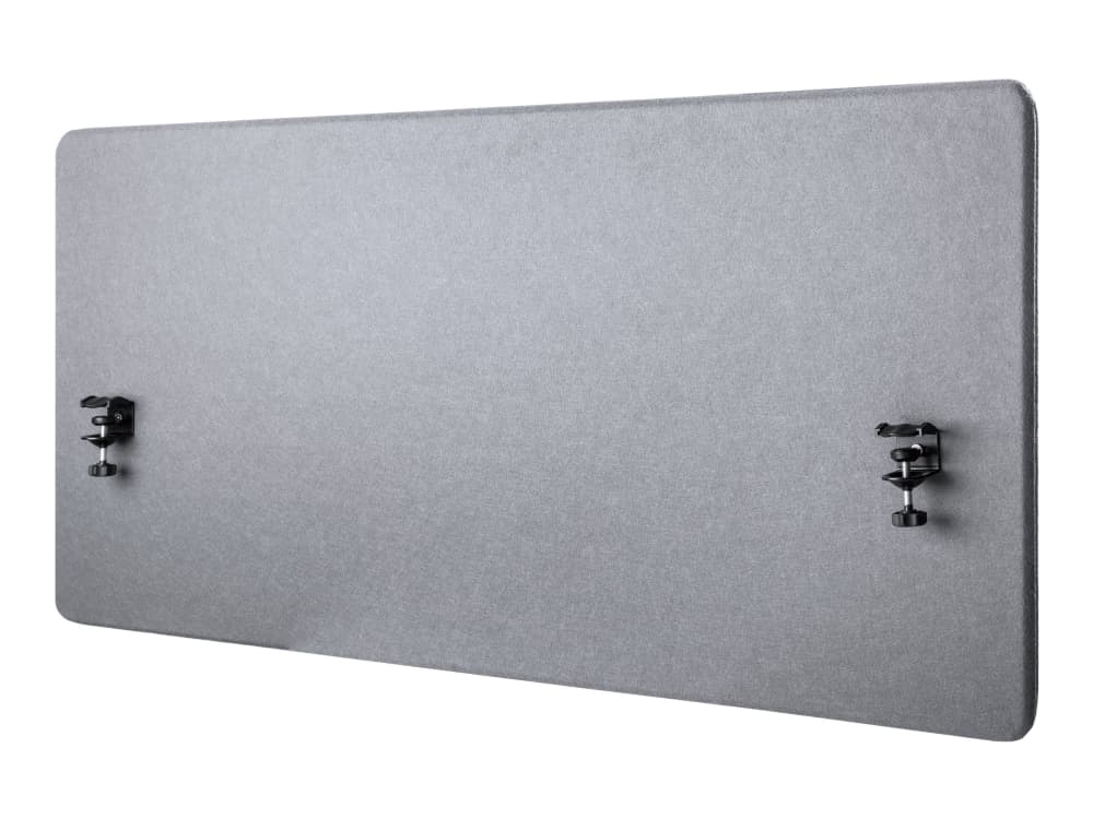Deltaco OFFICE työpöydän väliseinä, kangaspintainen, 1200x600mm, harmaa, Harmaa, 1200 mm, 20 mm, 600 mm, 3,57 kg, 5 kpl