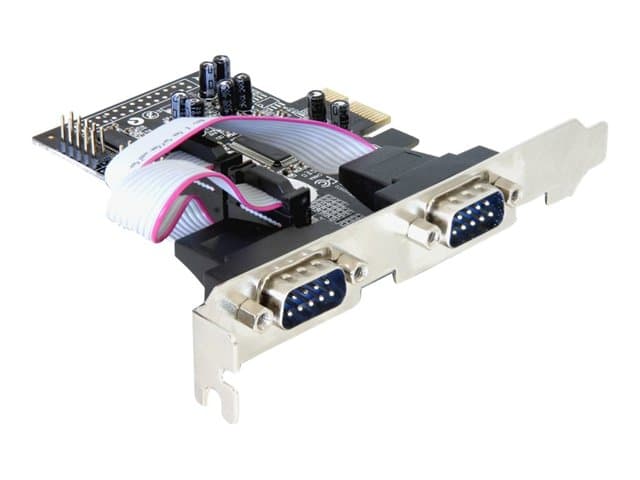 Delock 4 x serial PCI Express Card - Sarjasovitin - PCIe - RS-232 - 4 portti - 4 porttia