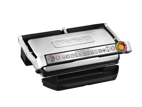 Tefal Optigrill XL GC724D, contact grill (brushed stainless steel / black, 2,000 watts)